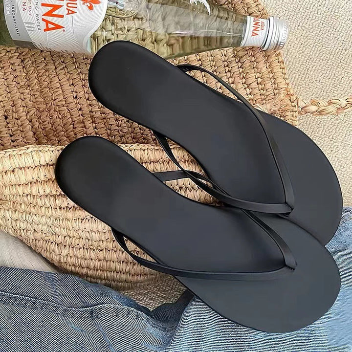 Damen Flip-Flops mit rutschfester Sohle und stylischem Riemendesign Drune