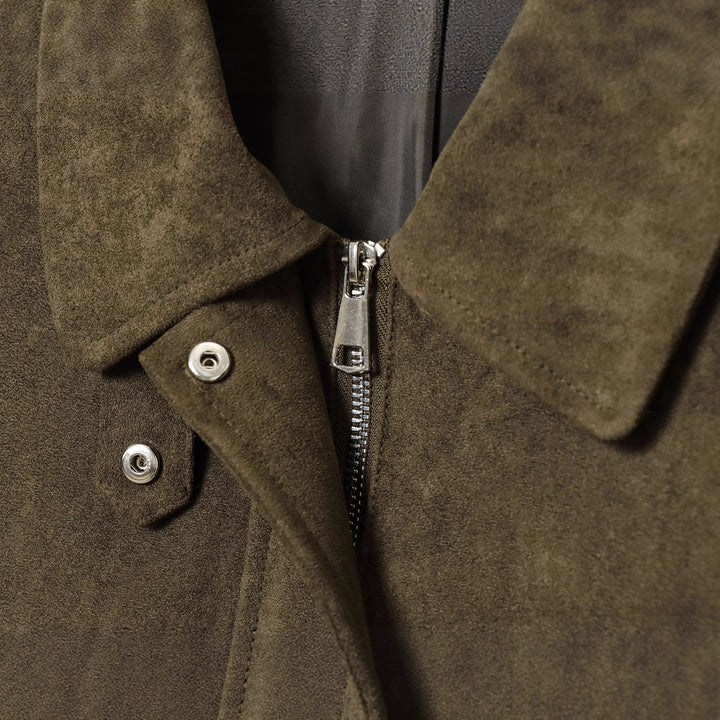 Damen kurz geschnittene Wildlederjacke Drune