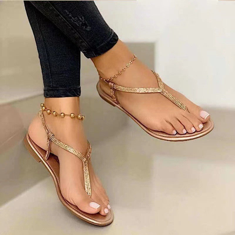 Damen glamouröse Flip-Flops Drune