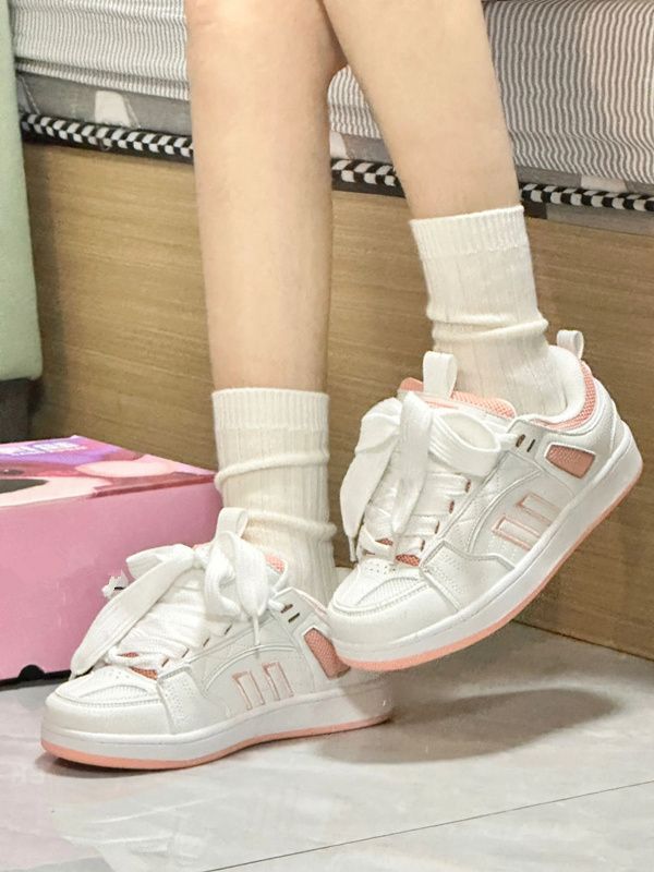 Damen Sportliche Sneakers mit praktischer Schnürung und atmungsaktiver Mesh-Oberfläche Drune