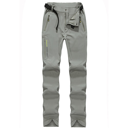 Damen Stretch-Softshell Outdoorhose mit vorgeformten Knien, verstellbarem Bund und Reißverschlusstaschen Drune
