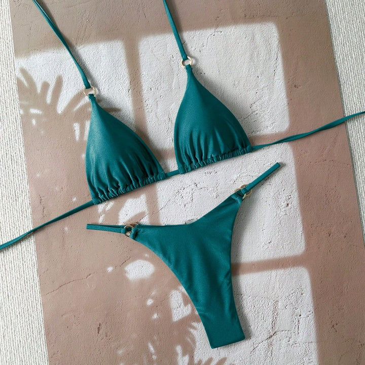 Damen Triangel-Bikini mit stilvollen Akzenten Drune