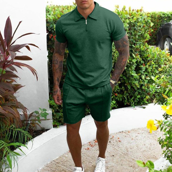 Herren Poloshirt und Shorts Set Drune