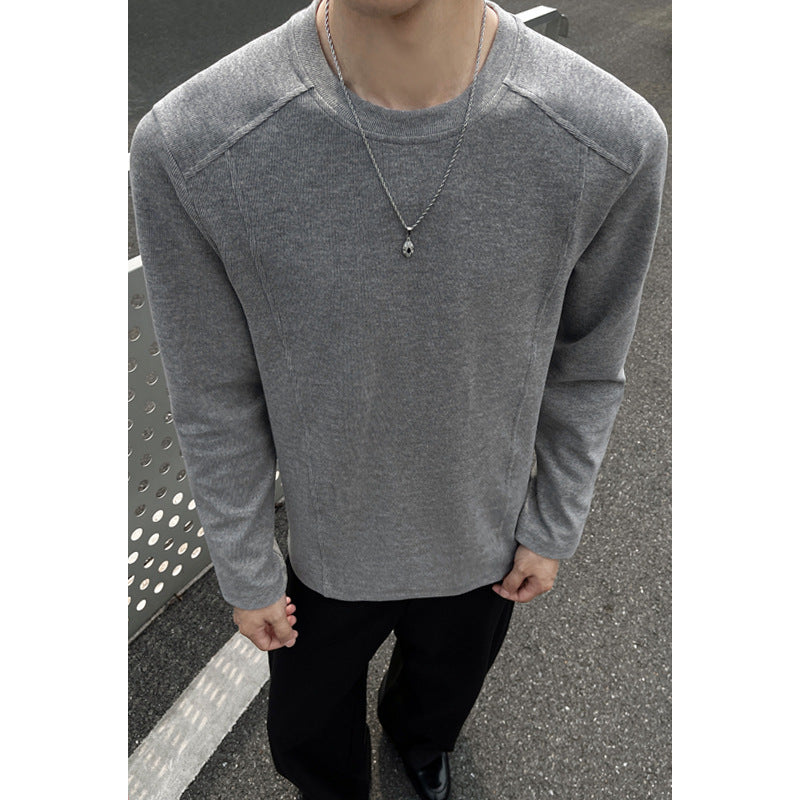 Herren Bequemer Langarm-Pullover Drune