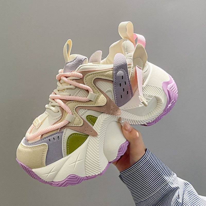 Damen Sportliche Chunky Sneakers mit trendiger Silhouette und bequemer Dämpfung Drune
