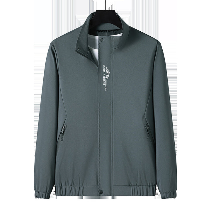 Herren Leichte Sportjacke mit hohem Kragen Drune
