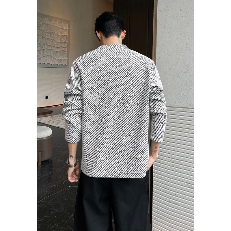 Herren Modischer Oversized Pullover Drune
