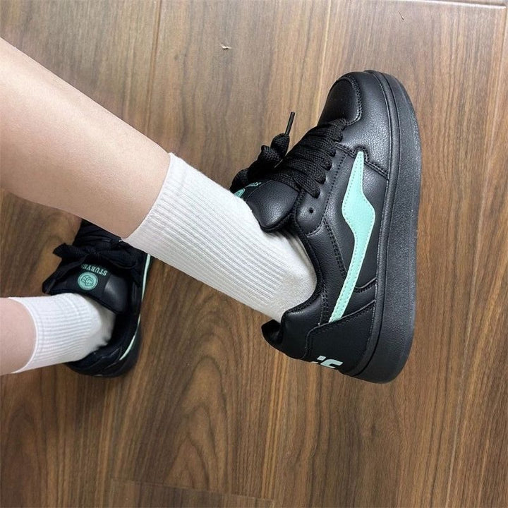 Damen Sneakers mit dickem Profil und atmungsaktiven Netz-Einsätzen Drune