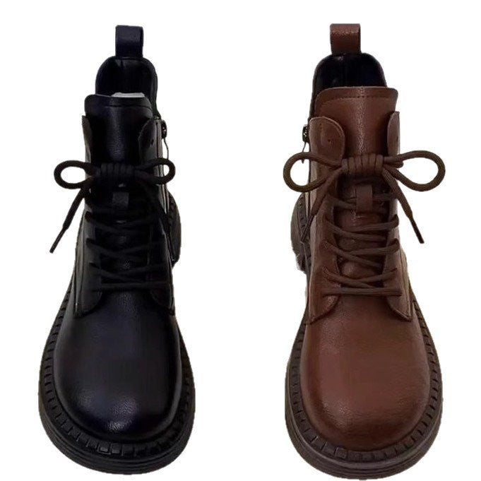 Damen Modische Chunky Boots Drune
