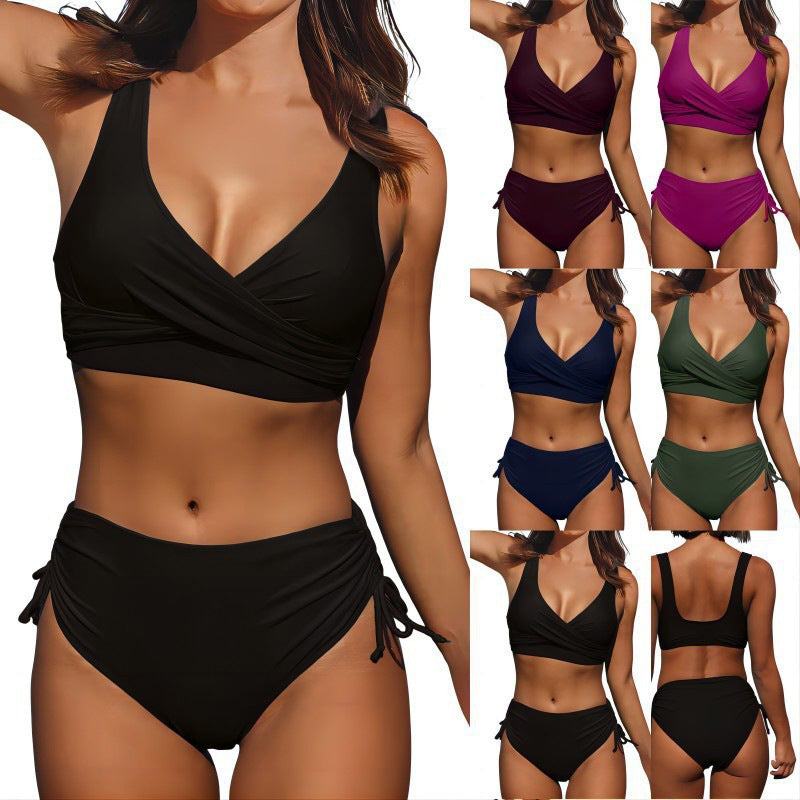 Damen Stilvoller Wickelbikini Drune