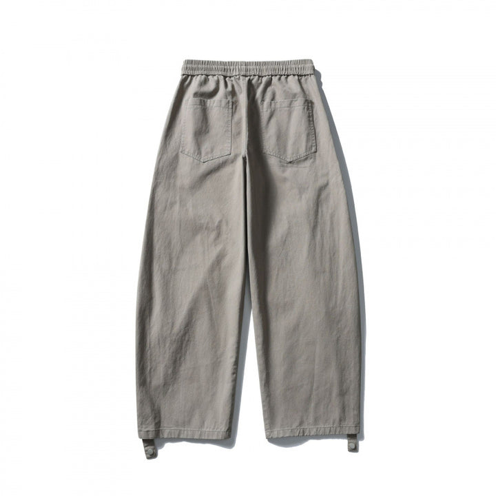 Unisex Weite Cropped Cargo-Hose mit Tunnelzugbund, multifunktionalen Pattentaschen und verstellbaren Beinriegeln Drune