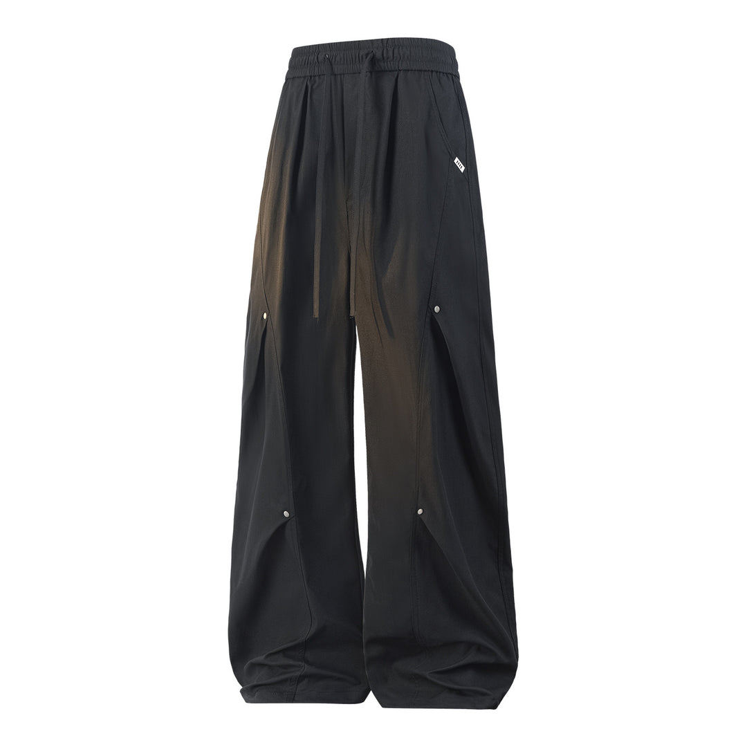 Damen Weite Lagen-Loungehose mit Cargo-Details & elastischem Tunnelzug Drune