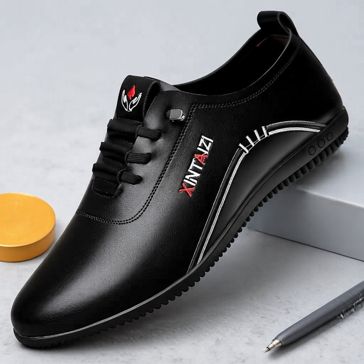 Herren Elegante und bequeme Echtleder Sneakers Drune