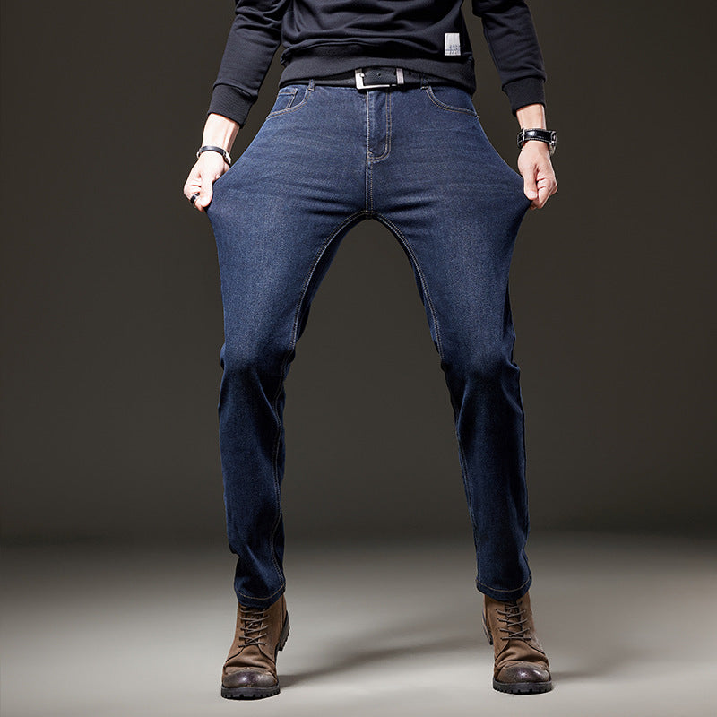 Herren Jeans im geraden Schnitt aus Stretch-Denim mit klassischem fünf‑Taschen‑Schnitt Drune