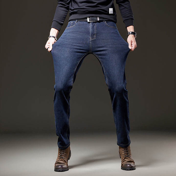 Herren Jeans im geraden Schnitt aus Stretch-Denim mit klassischem fünf‑Taschen‑Schnitt Drune