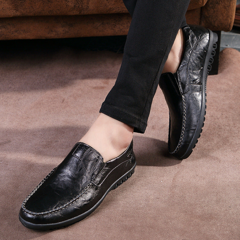 Herren Elegante und komfortable Mokassins aus weichem Leder Drune