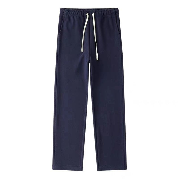 Herren Bequeme Freizeithose mit elastischem Bund und Seitentaschen Drune