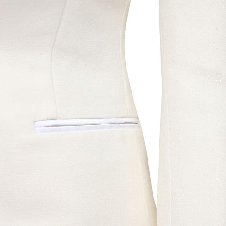 Damen Strukturierter Schulterblazer im Retro‑Tailoring Drune