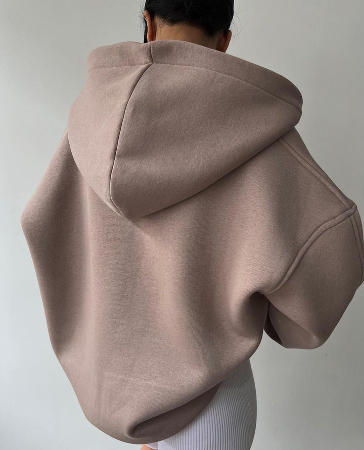 Damen Oversized Kapuzenpullover Drune