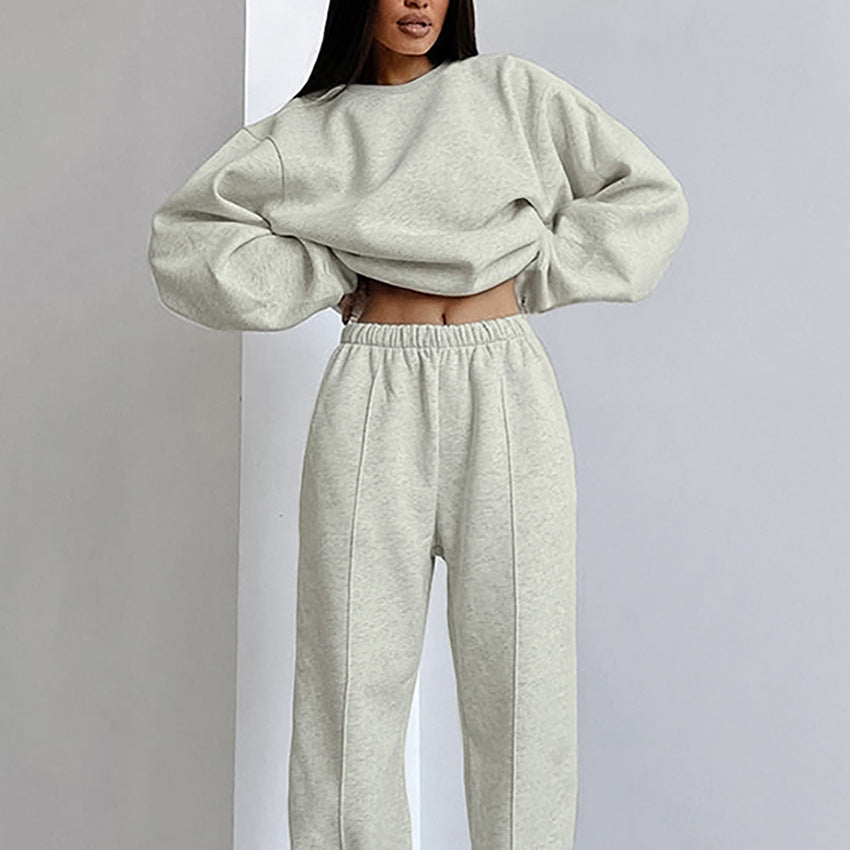 Damen Oversized Sweatshirt und Jogginghose Set Drune