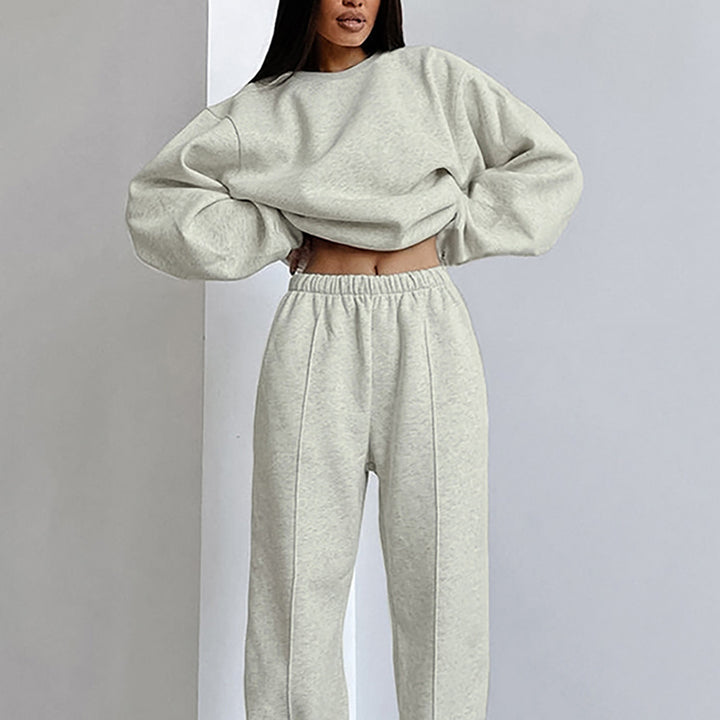 Damen Oversized Sweatshirt und Jogginghose Set Drune