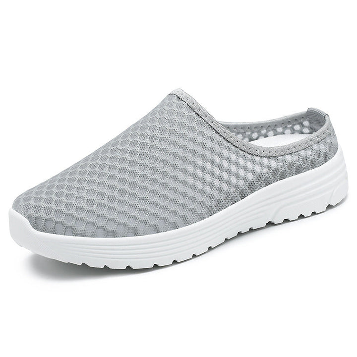 Damen Komfortable und atmungsaktive Hausschuhe mit elastischem Mesh-Obermaterial Drune