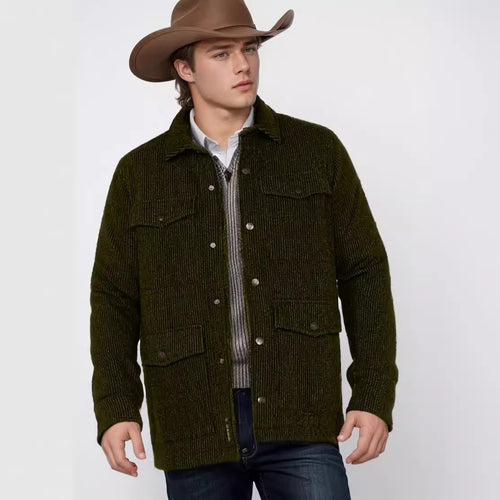 Herren komfortable und strapazierfähige Baumwolljacke mit praktischen Taschen Drune