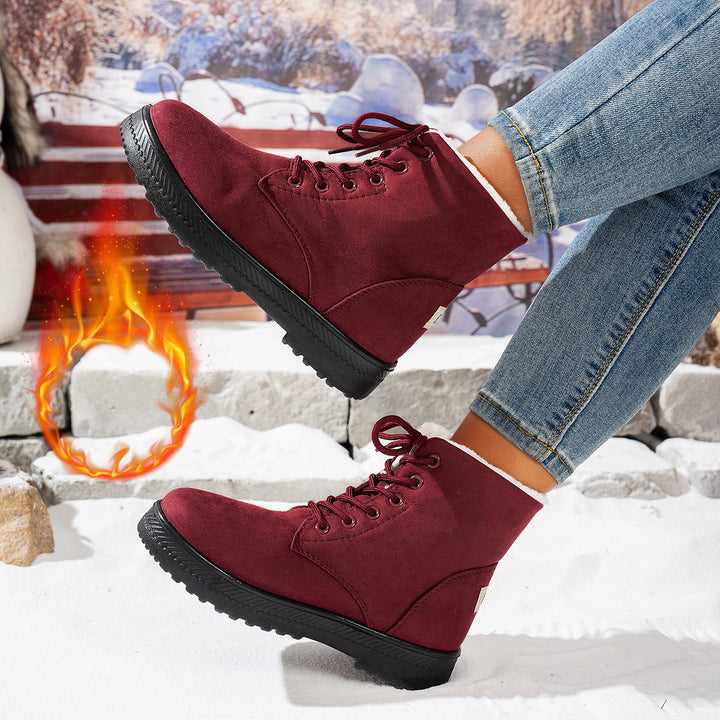 Damen Winterstiefel mit kuscheligem Futter und rutschfester Sohle Drune