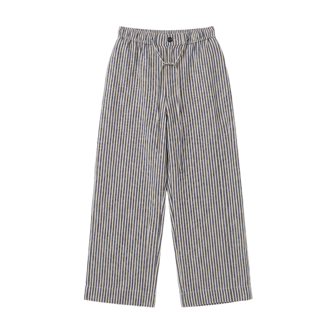 Damen Modische Leinenhose mit elastischem Bund Drune