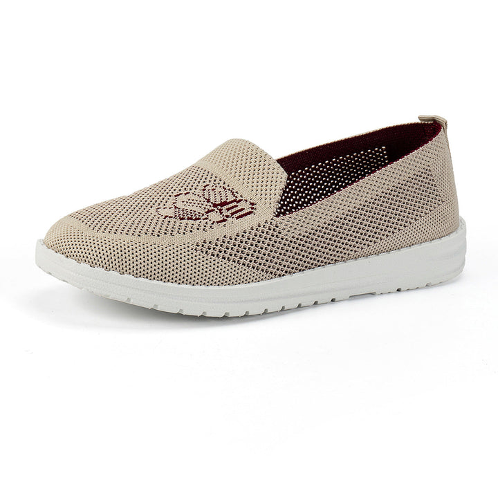 Damen luftige Slip-On Sneakers mit atmungsaktiver Struktur Drune