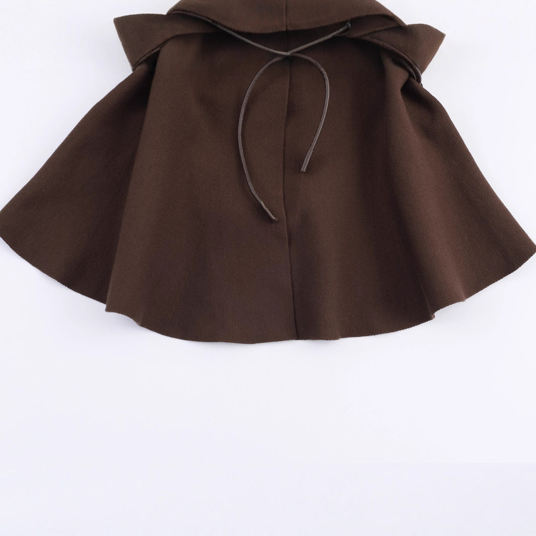 Damen 100+ Wickelcardigan mit Taillengürtel, Ballonärmeln und ausgestelltem Saum Drune