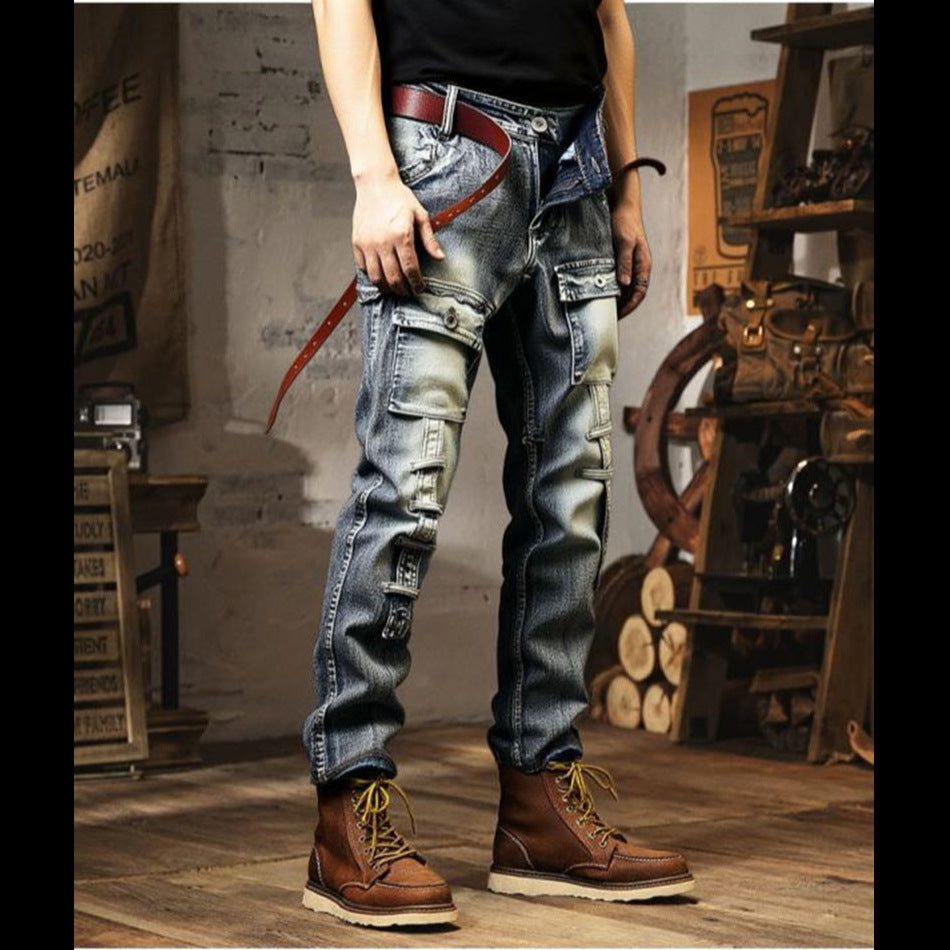 Herren Cargo-Jeans im modernen Design Drune