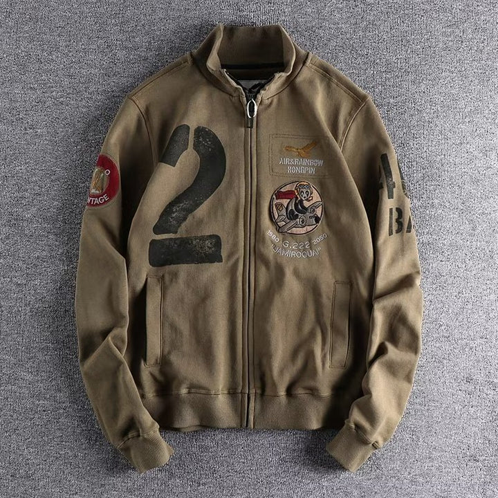 Herren Freizeitjacke mit Vintage-Design Drune