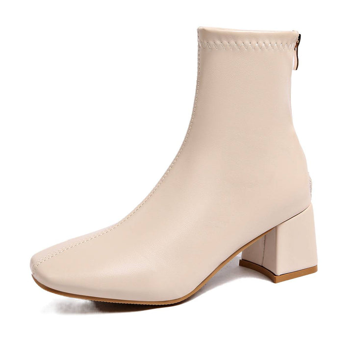 Damen Elegante Stiefeletten mit Blockabsatz Drune 1787605928