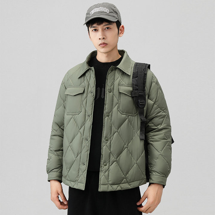 Herren Modische Steppjacke mit Taschen Drune