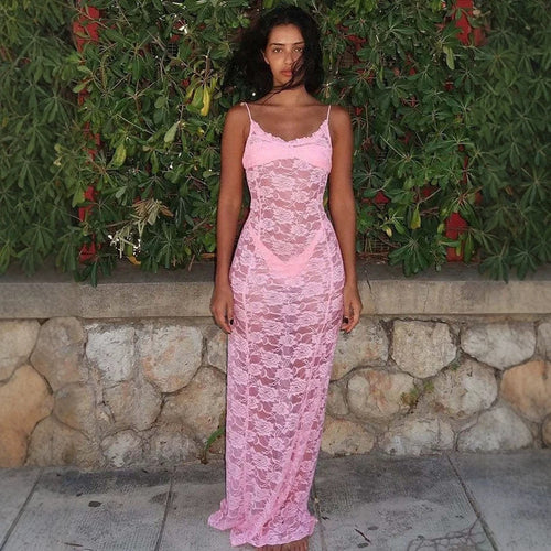 Damen Spitzenkleid im eleganten A-Linien-Schnitt Drune