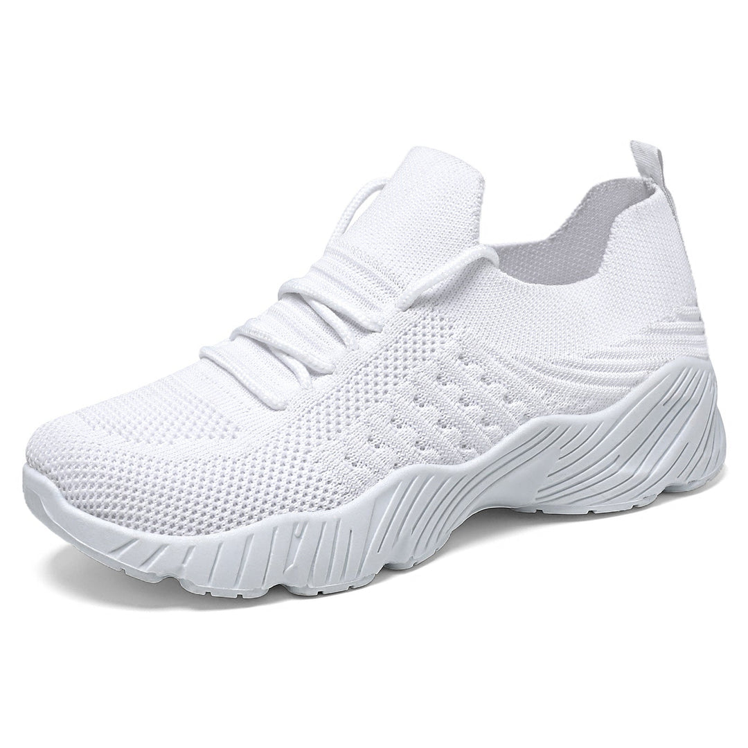 Damen Atmungsaktive sportliche Sneaker mit elastischem Obermaterial Drune