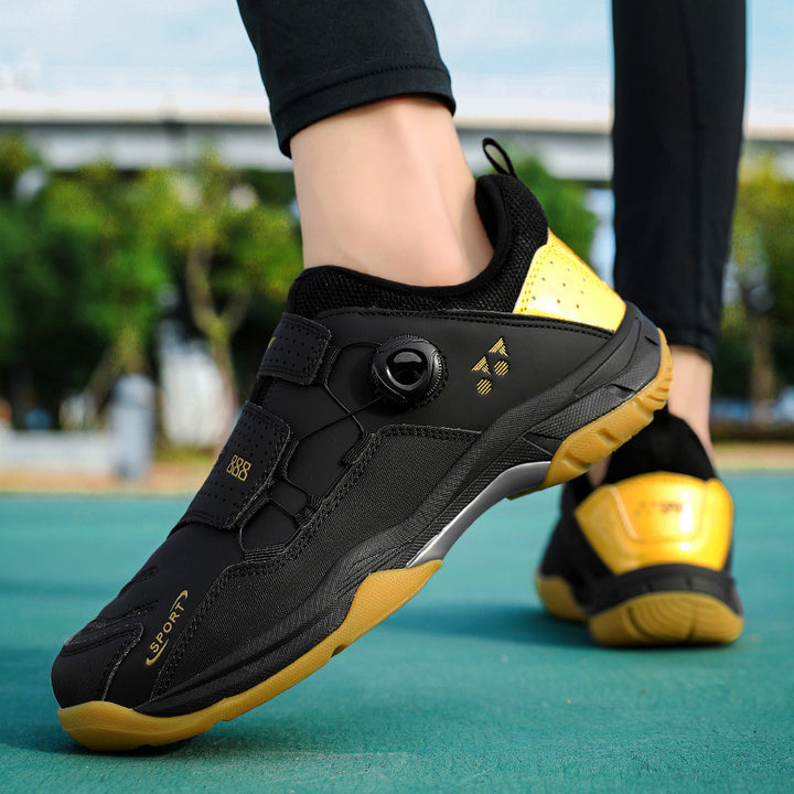 Unisex leichte atmungsaktive Indoor-Tennisschuhe mit stabiler nicht abfärbender Sohle und stoßdämpfung Drune