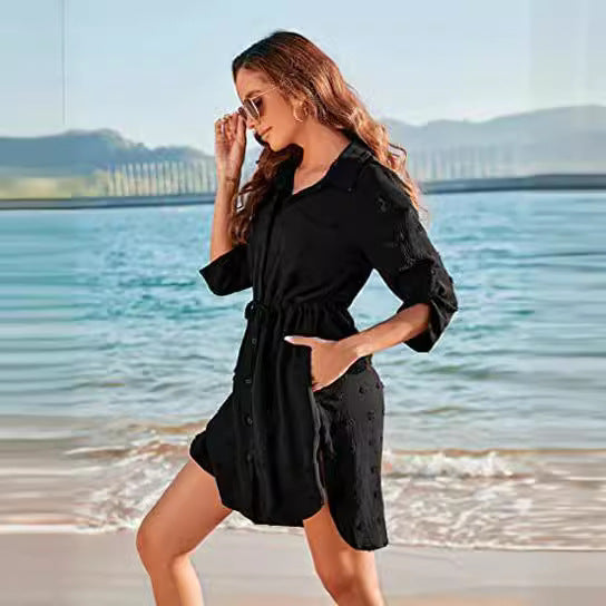 Damen lässiges Strandkleid Drune
