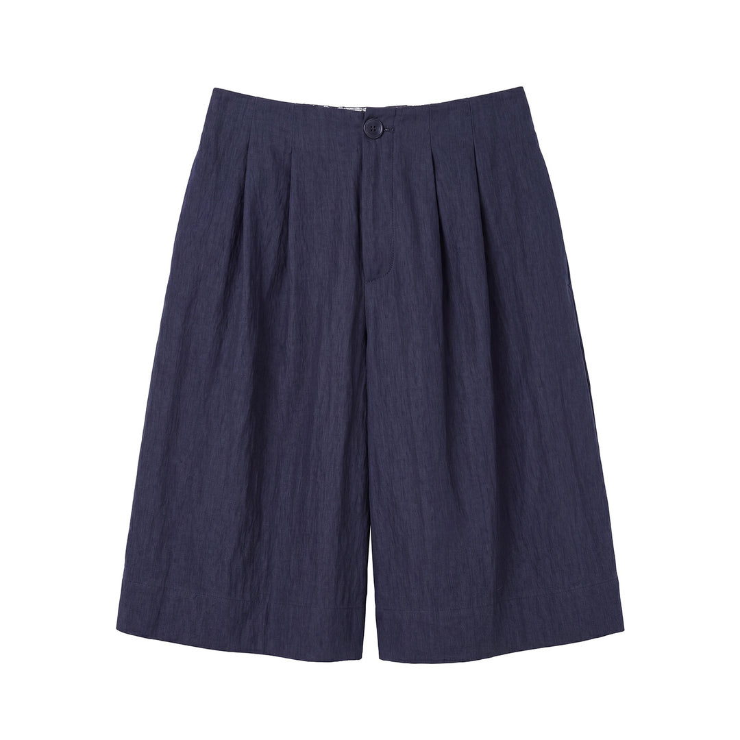 Damen Weite Leinen-Culotte Drune