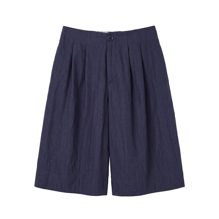 Damen Weite Leinen-Culotte Drune