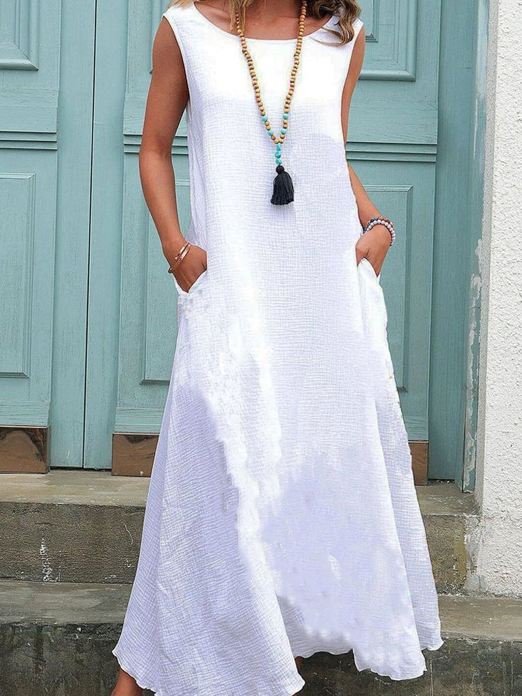 Damen Maxikleid mit praktischen Seitentaschen und komfortablem Schnitt Drune