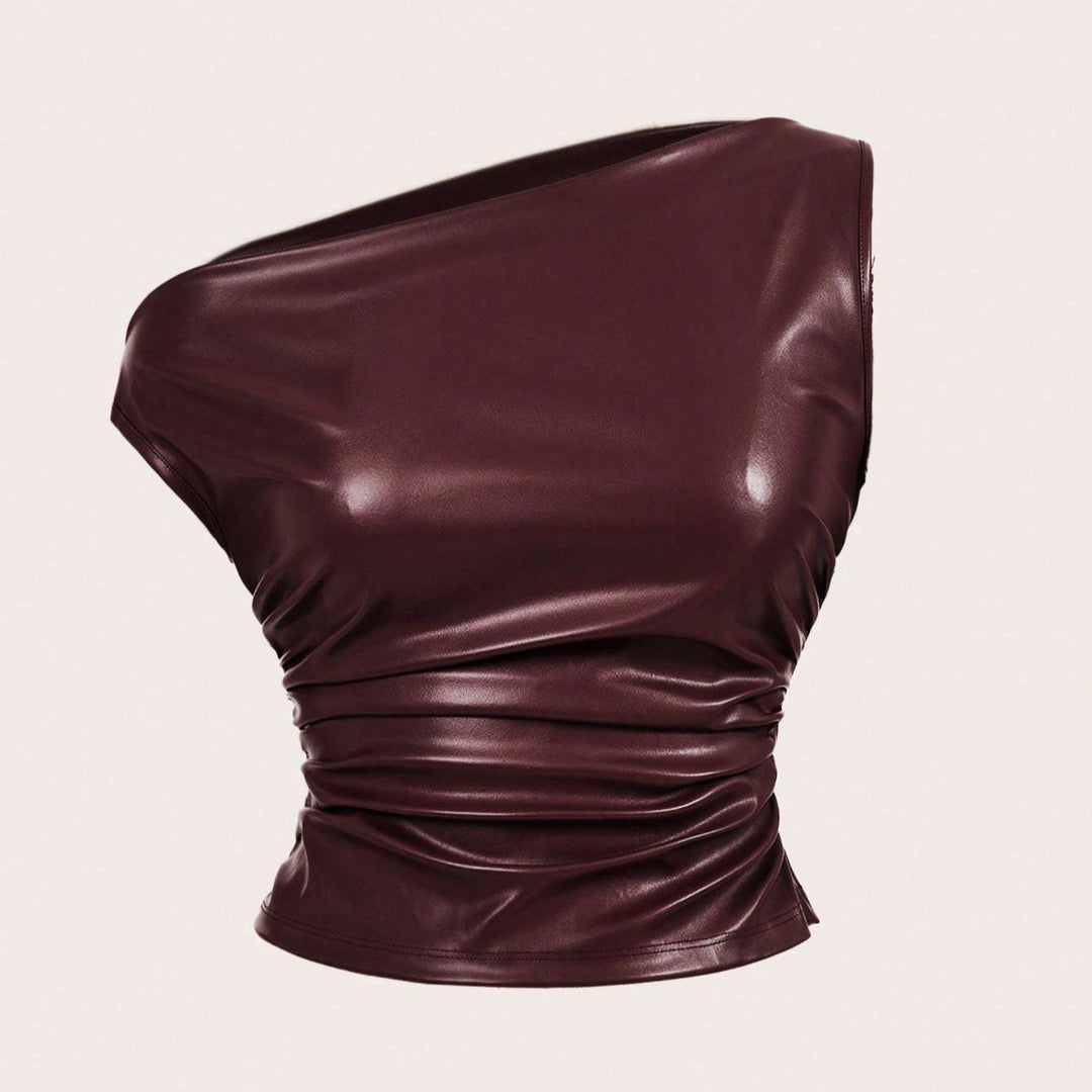 Damen Elegantes Wickeloberteil aus hochwertigem Material Drune