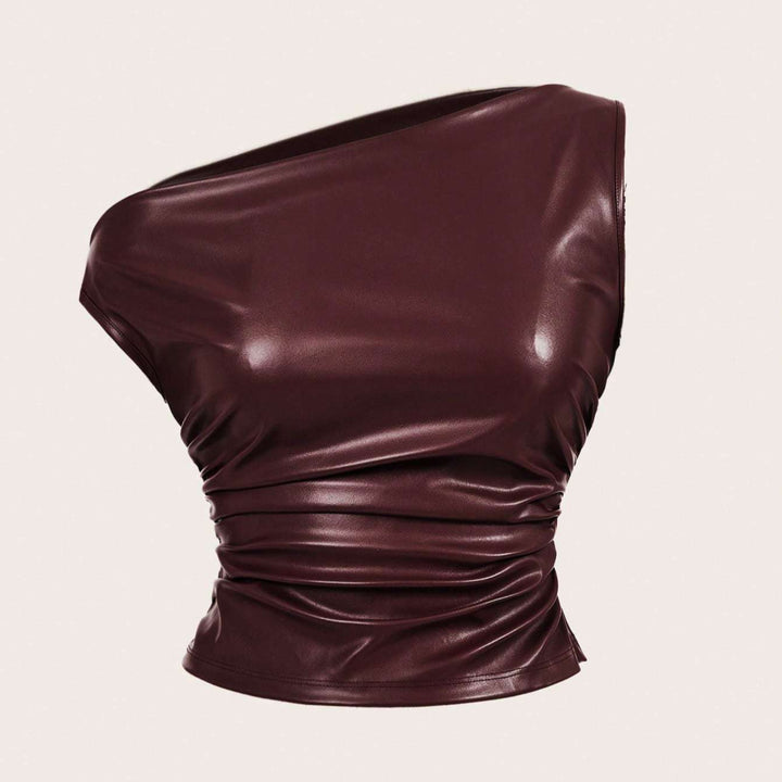 Damen Elegantes Wickeloberteil aus hochwertigem Material Drune