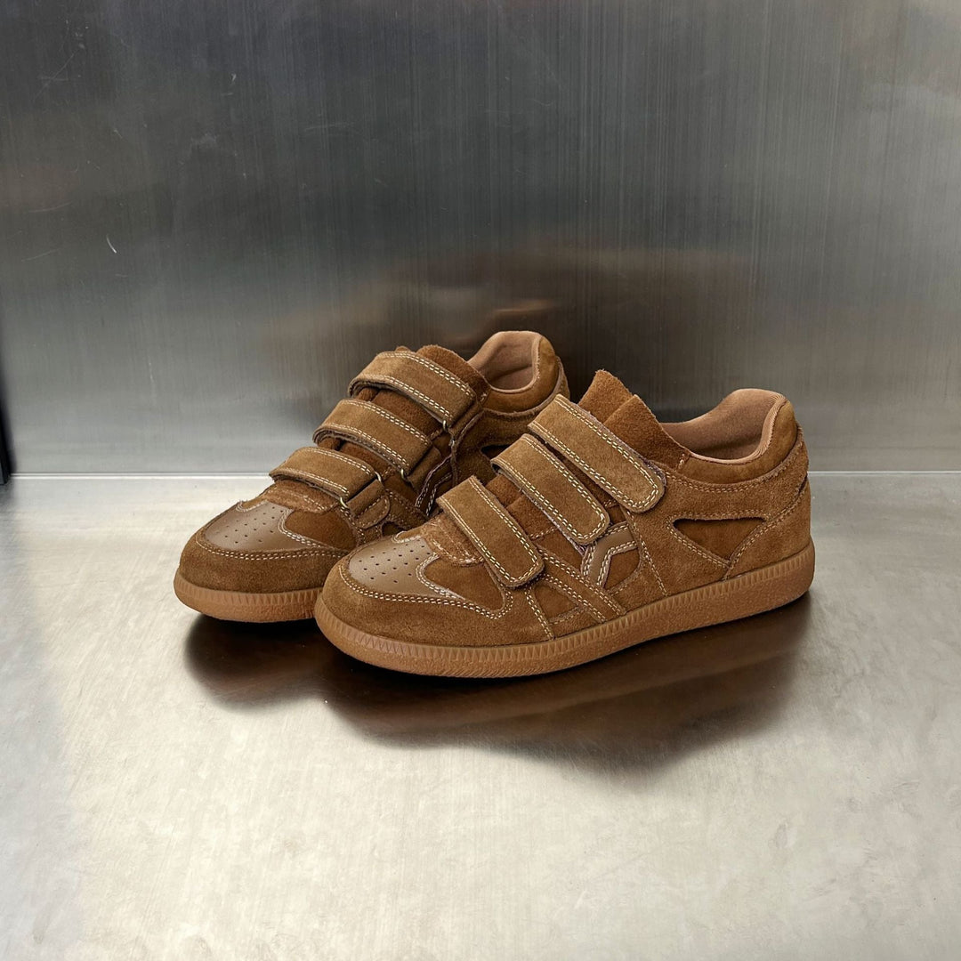 Damen Sneakers mit doppeltem Klettverschluss und weicher Schaumstoffdämpfung Drune