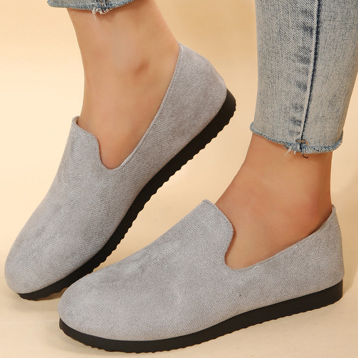 Damen Slip-On Freizeit Slipper mit bequemer Fußbett Drune