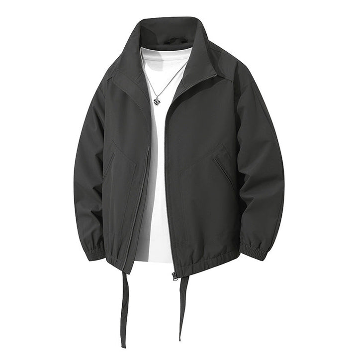 Herren leichte Freizeitjacke mit elastischen Bündchen und praktischen Taschen Drune