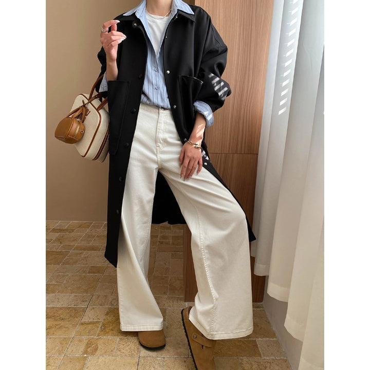 Damen elegante und lässige Oversized-Jacke mit modischem Schnitt Drune