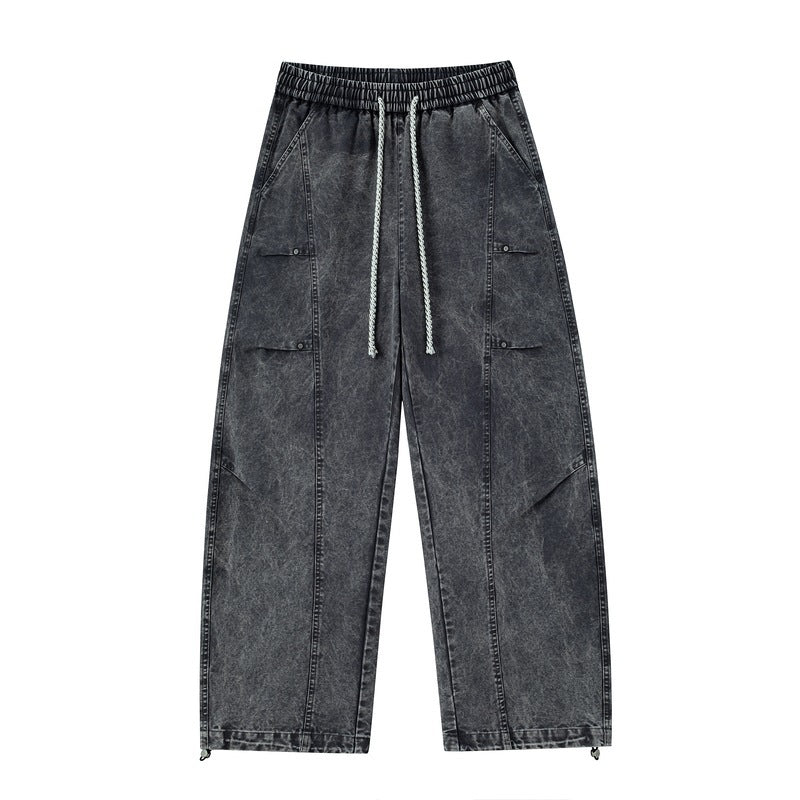 Damen Bequeme Cargo-Hose Drune