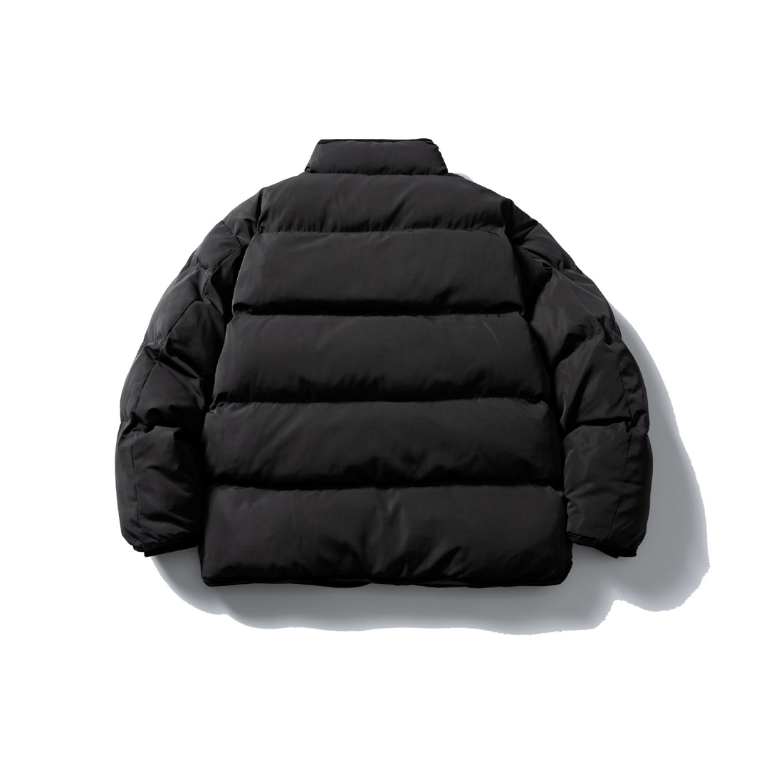 Herren Wattierte Boxy‑Jacke mit Knoten‑Toggle und minimalistischer Außenhülle Drune